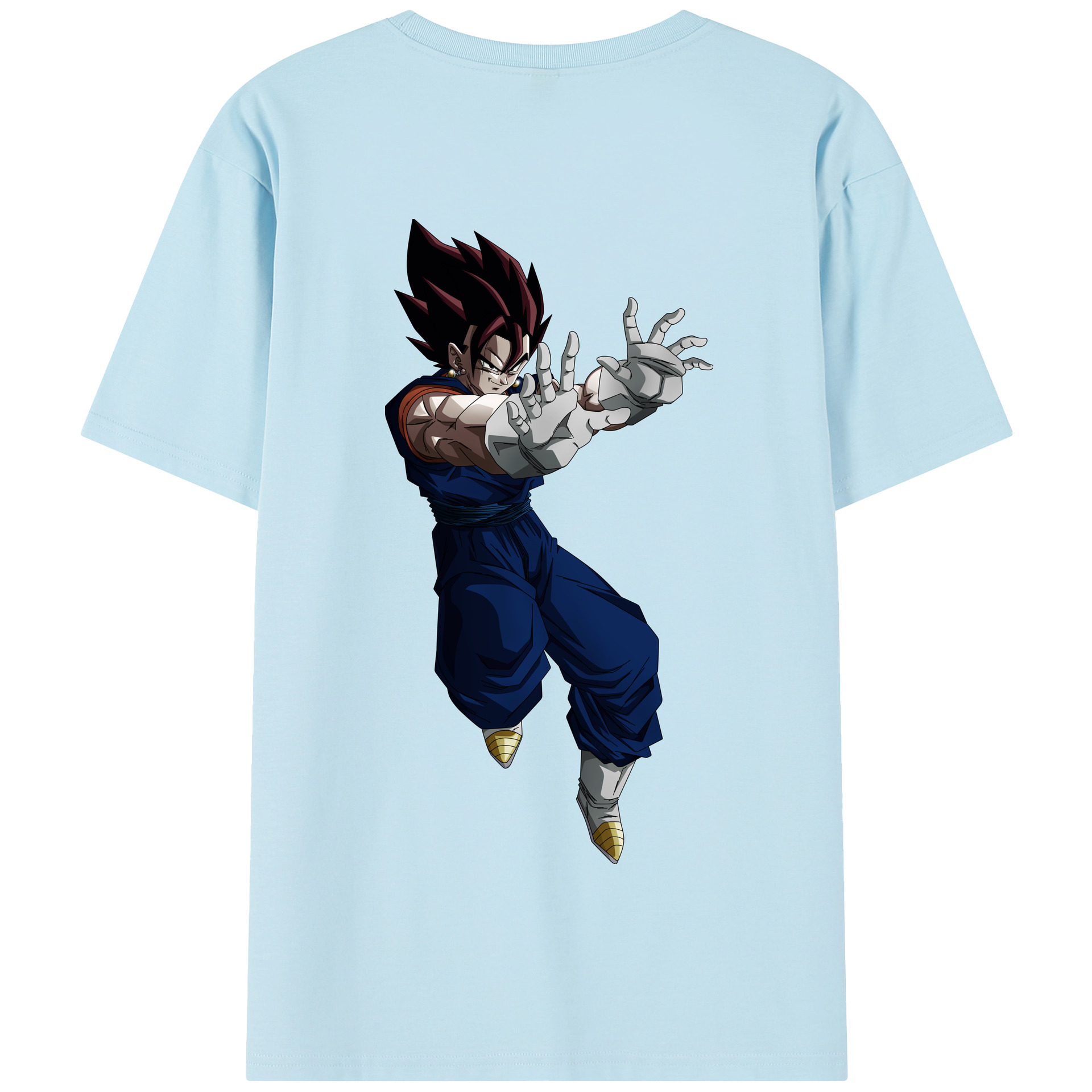 （画像用） ドラゴンボール ベジット DRAGON BALL Vegetto 綿100％半袖Tシャツ（背面プリント）